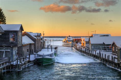 Winter In The Snow — Fishtown … sun play by Ken Scott Via Flickr: