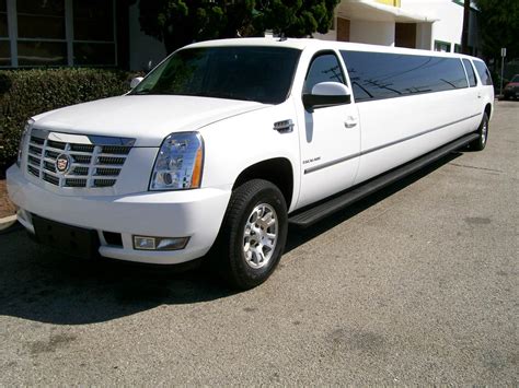 Los Angeles Limo Service | White Escalade Limousine Rental