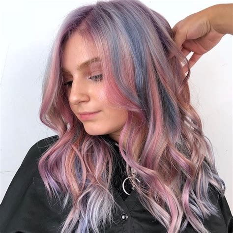 Light Pink And Blue Hair