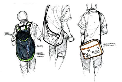 ID Sketching 2011-12 on Behance | Sketches, Backpack drawing ...