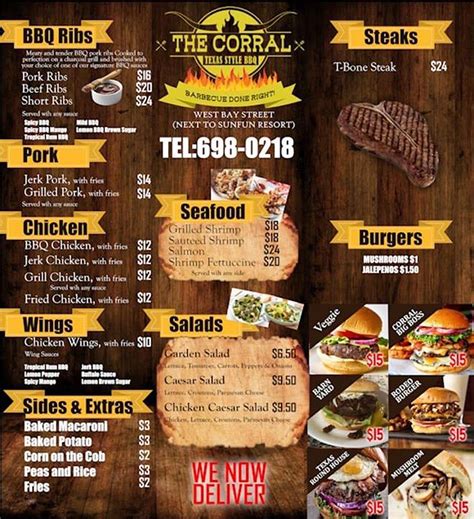 The Corral Texas Style Barbecue - Nassau - Nassau / Paradise Island ...