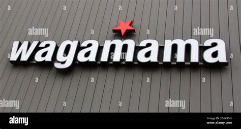 Wagamama logo seen at one of their branches Stock Photo - Alamy