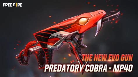 Evo Gun - Predatory Cobra MP40 | Free Fire Collection - YouTube