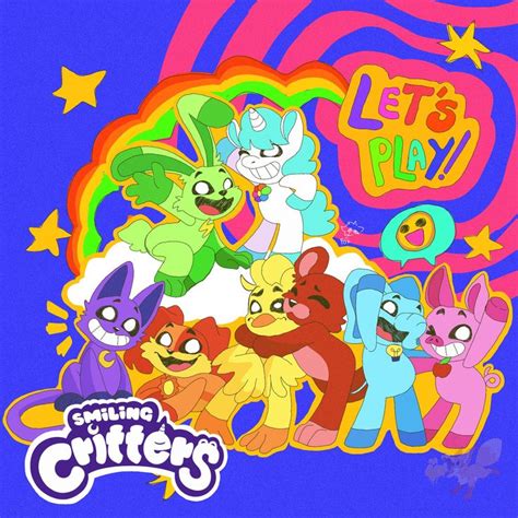 Smiling Critters!💜🧡💛💚🤍💙🩷 ️ | Desenhos bonitos, Desenho de papoila ...