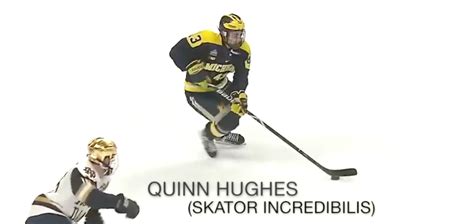 Quinn Hughes highlights with Looney Tunes Road Runner sound effects ...