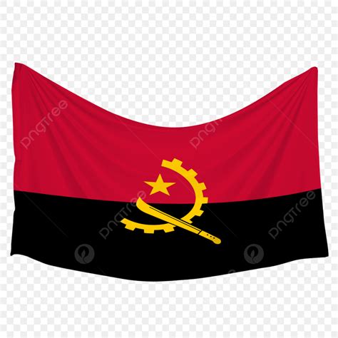 Angola Flag PNG Picture, Flag Of Angola, Angola, Flag, National PNG ...