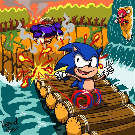 Sonic 3K - Angel Island Act 2 Boss by GerarldJoe99 on DeviantArt