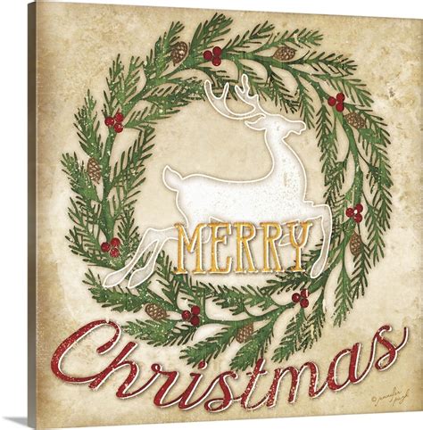 Merry Christmas Wall Art, Canvas Prints, Framed Prints, Wall Peels ...