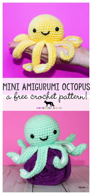 Free Crochet Pattern for Mini Octopus