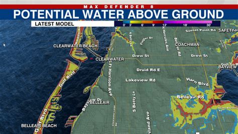 SURGE POTENTIALS: How much water your neighborhood could see during ...