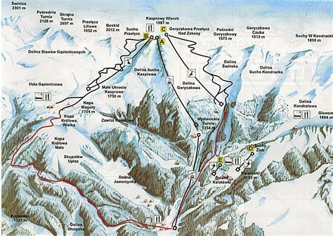 Zakopane map