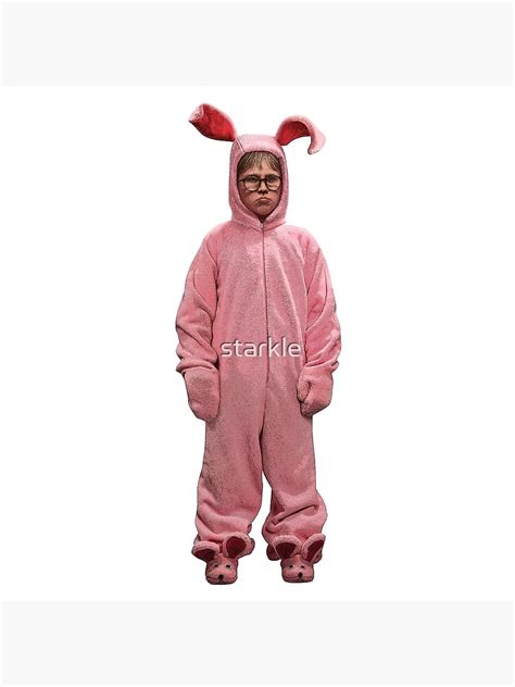 "Ralphie The Christmas Story Movie Pink Easter Bunny PJs" Poster for ...