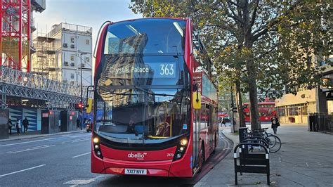 Abellio London 2573 YX17NVV route 363 (First day of Abellio) 8K - YouTube