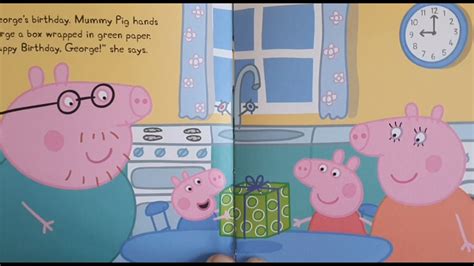 Peppa Pig: George's Birthday - Read Aloud - YouTube