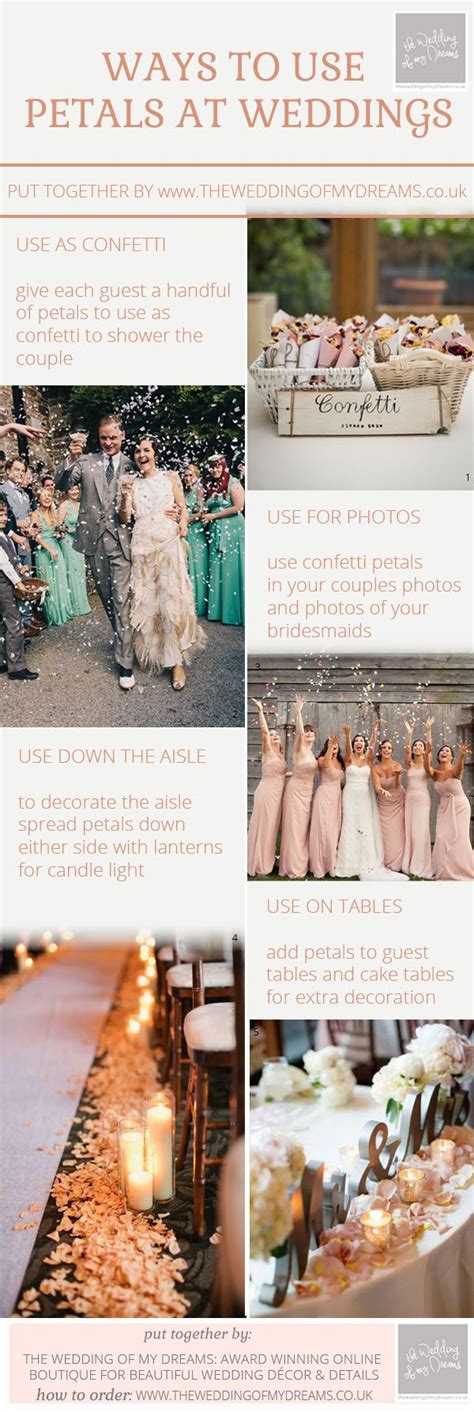 Ways To Use Petals At Your Wedding Wedding Petals, Uk Wedding, Wedding ...