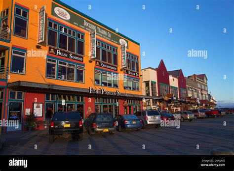 Downtown Ketchikan, Alaska Stock Photo - Alamy