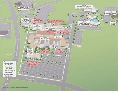 St Louis University Hospital Campus Map | SEMA Data Co-op