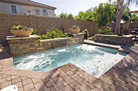 Planters | Small pool design, Small inground pool, Pools for small yards