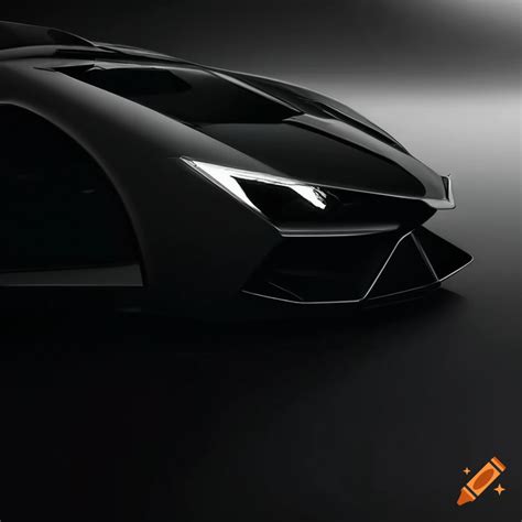 Sleek black lamborghini wallpaper for phone on Craiyon