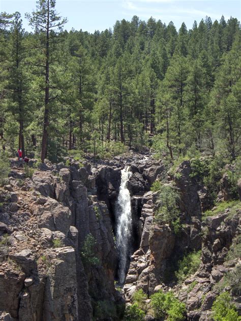 Sycamore Rim Hiking Trail: 70' seasonal falls, lily pad filled ponds ...