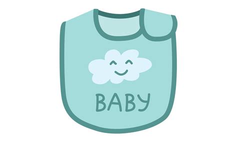 Baby Boy Bib Clip Art