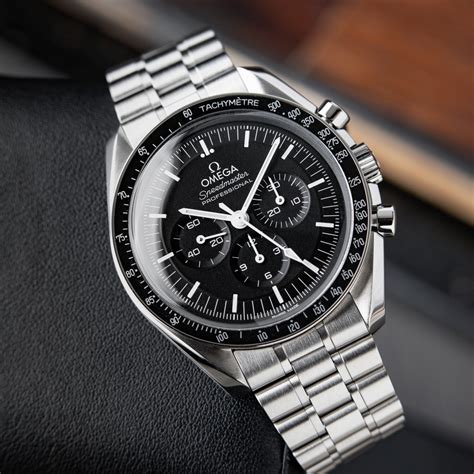 Omega Speedmaster Professional Moonwatch 3861 Hesalite 2023 Black ...