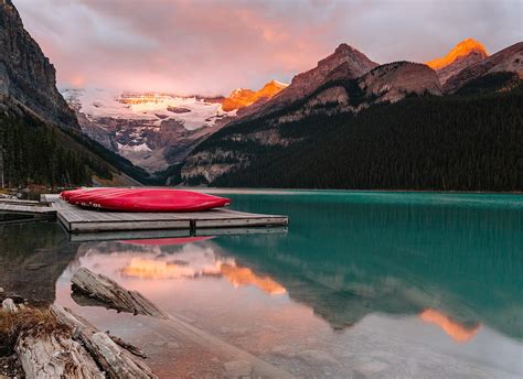 Lake Louise Sunrise Photograph by Earl Dieta