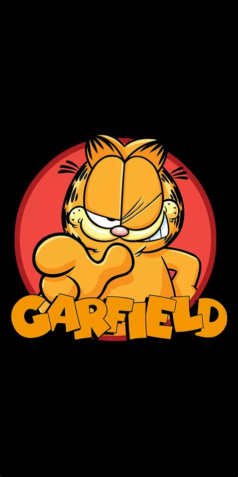 Garfield, orange, art HD phone wallpaper | Pxfuel