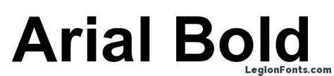 Arial Bold Font Download Free / LegionFonts