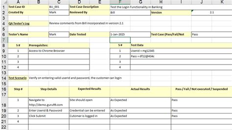 Test Case Template For Software Feature Troubleshooting