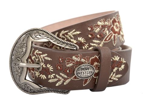 Pure Western Womens Rommy Belt (P1W2981BLT) Chocolate