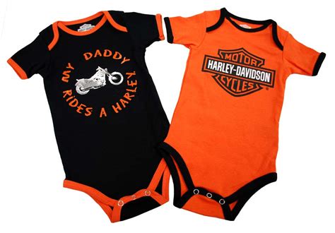 Harley-Davidson® Baby Boys' Daddy Rides A Harley Creeper 2-Pack 1153042 ...