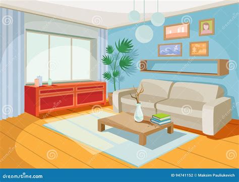 Animated Living Room Background