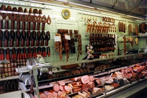 Bavaria (Sausage Shop) | Butcher shop, Steakhouse design, Meat shop