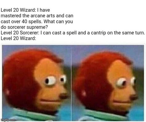 Wizard vs. Sorcerer : r/dndmemes