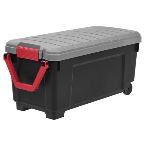 Home Depot Storage Bins With Wheels - Depot Bins Hdx | Bodksawasusa