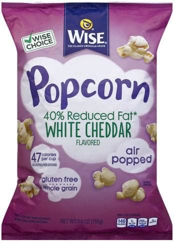 Wise White Cheddar Flavored Popcorn - 5.5 oz, Nutrition Information | Innit