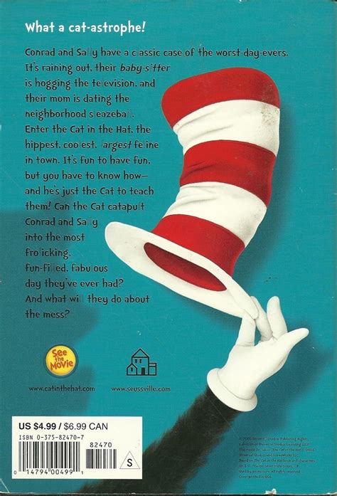 Dr. Seuss The Cat In The Hat Jim Thomas Softcover Official Movie Story ...