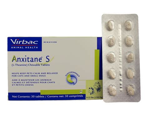 Anxitane S for Small Dogs & Cats [50 mg] (30 count) - Walmart.com