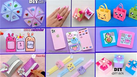 9 EASY CRAFT IDEAS || School Craft Idea || DIY Origami Craft || School ...