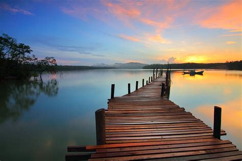 Sunrise Jetty Lake - Free photo on Pixabay