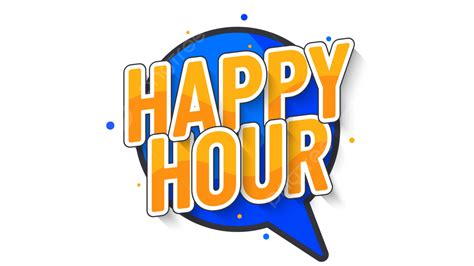 Happy Hour In Banner Style, Happy, Hour, Banner PNG and Vector with ...