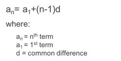 Arithmetic Sequence Calculator