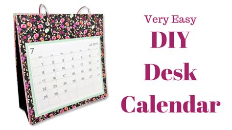 DIY Desk Calendar – MIXED UP CRAFT