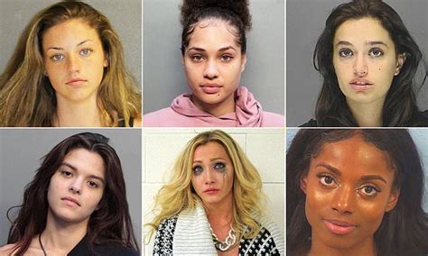 'Criminally hot' female offenders pose in mugshots | Daily Mail Online