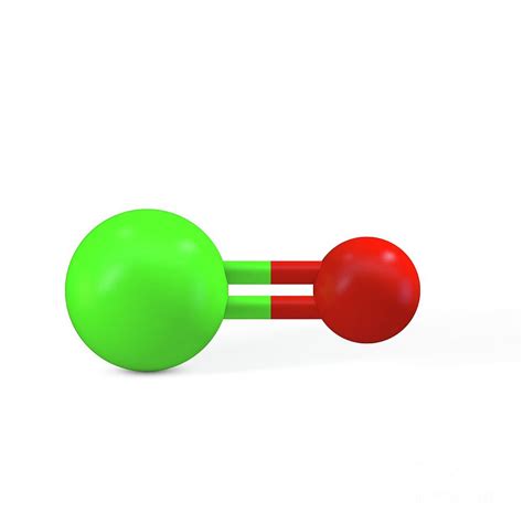 Calcium Oxide Molecule #1 by Science Photo Library