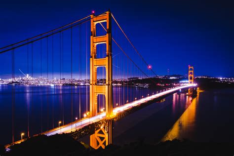 Golden Gate Bridge on a Clear Night : r/sanfrancisco