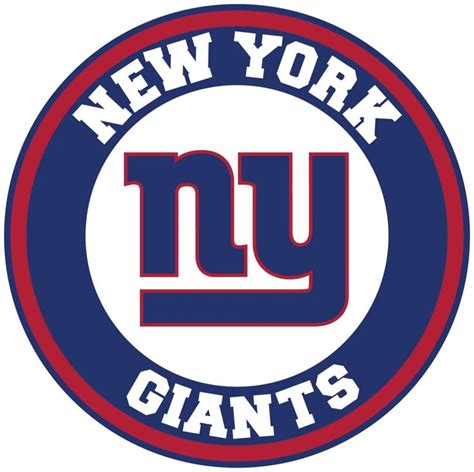 New York Giants Circle Logo Vinyl Decal / Sticker 5 sizes!! | Sportz ...