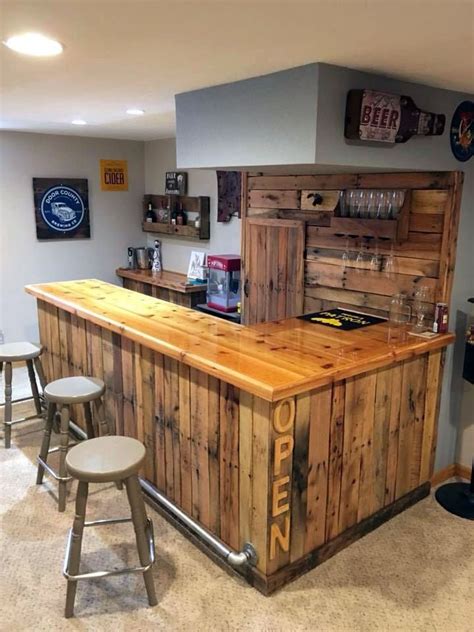 20+ DIY Home Bar Ideas - MAGZHOUSE