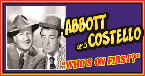 ABBOTT & COSTELLO - Who's on First? - The Hollywood Museum